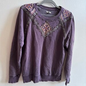 Ecote Plum Studded Top